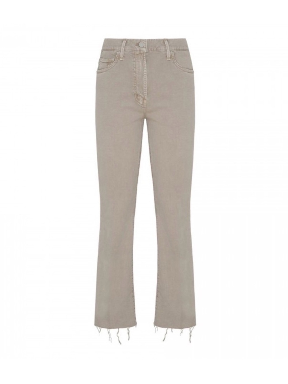 Mother Jeans, Insider Ankle Fray, Tan/ Beige “Chalk it up” Sz 26